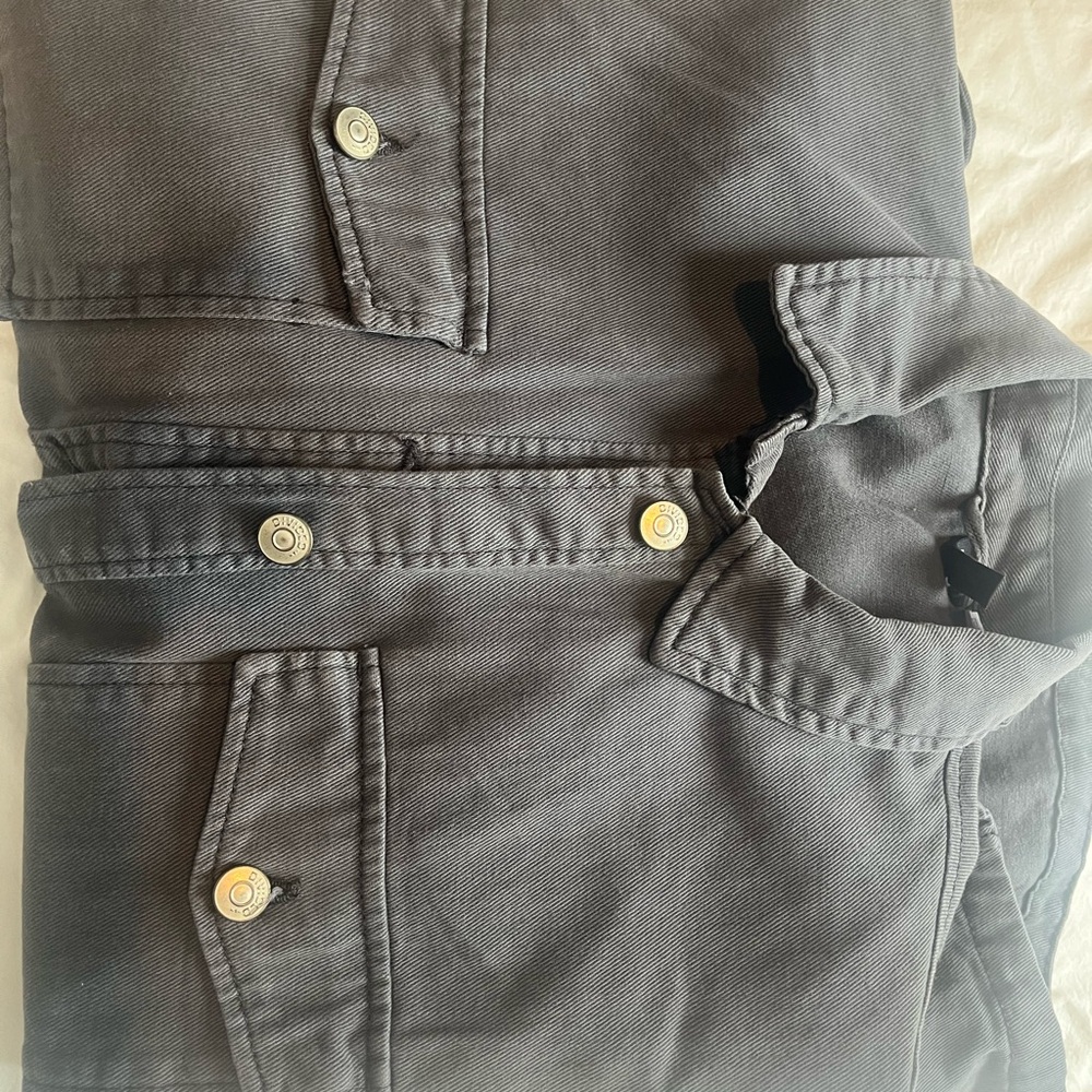 Black Button-Up Jacket - Picture 3 of 5